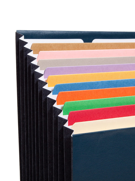 Expanding StadiumÂ® File, 12 Pockets, Navy Color, Letter Size, Set of 1, 086486702119