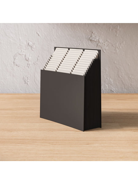 Expanding StadiumÂ® File, 12 Pockets, Charcoal Color, 13.6" X 12.25" X 1.88" Size, Set of 1, 086486702270