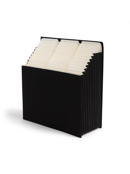 Expanding StadiumÂ® File, 12 Pockets, Charcoal Color, 13.6" X 12.25" X 1.88" Size, Set of 1, 086486702270