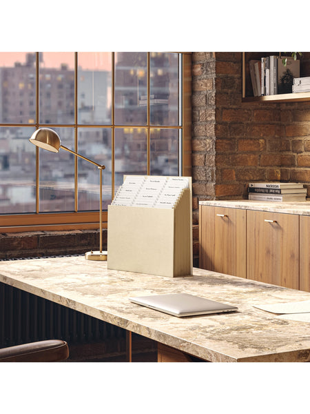 Expanding StadiumÂ® File, 12 Pockets, Beige Color, 13.6" X 12.25" X 1.88" Size, Set of 1, 086486702263