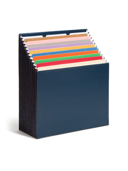 Expanding StadiumÂ® File, 12 Pockets, Navy Color, Letter Size, Set of 1, 086486702119