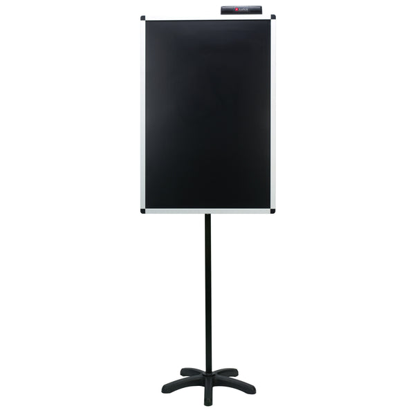 Justick by Smead, Lobby Stand, 24"W x 36"H, with Justick Electro Surface Technology, Black (02585)