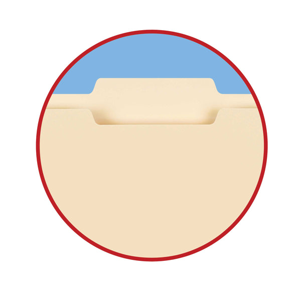 Smead File Folder, 1/3-Cut Tab Center Position, Letter Size, Manila, 100 per Box (10332)