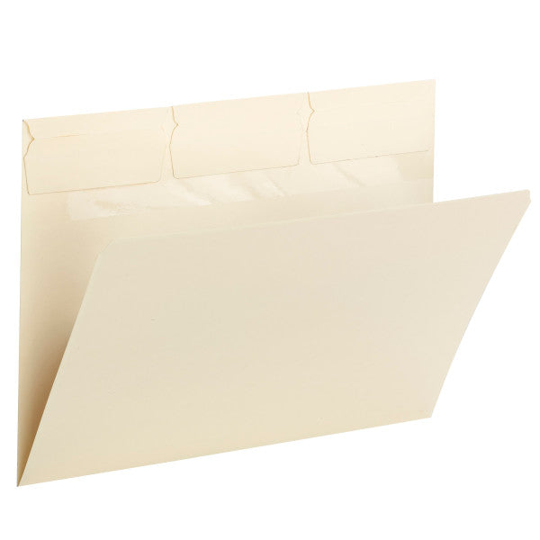 Smead Pick-A-Tab™ File Folder, Repositionable 1/3-Cut Tabs, Letter Size, Manila, 24 per Pack (10460)