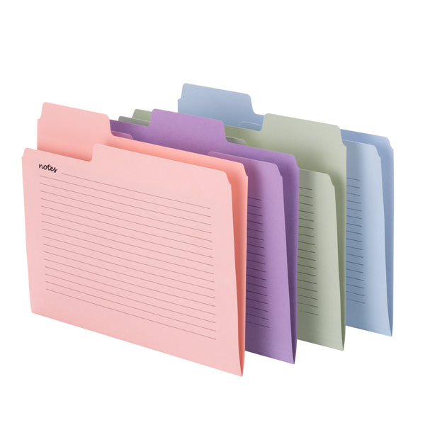 Smead SuperTab® Notes File Folder, Oversized 1/3-Cut Tabs, Letter Size, Assorted Colors, 12 per Pack (11651)