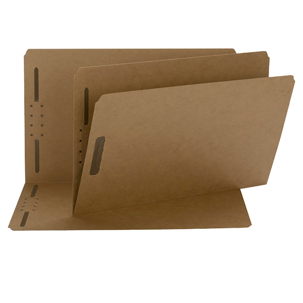 Smead Fastener File Folder, 2 Fasteners, Reinforced Straight-Cut Tab, Legal Size, Kraft, 50 per Box (19813)