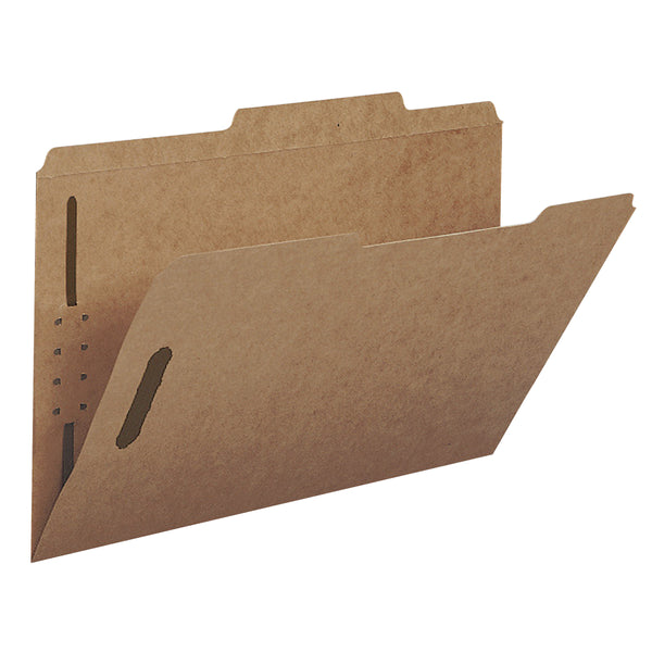 Smead Fastener File Folder, 2 Fasteners, 2/5-Cut Tab Right of Center Position, Legal Size, Kraft, 50 per Box  (19882)