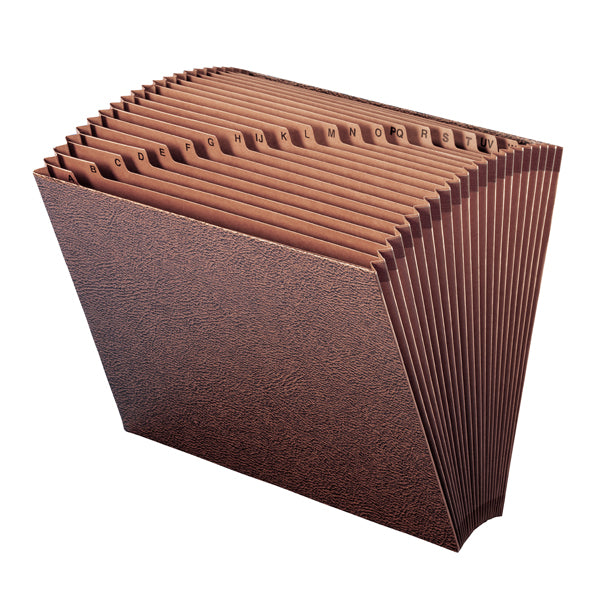 Smead TUFF® Expanding File, Alphabetic (A-Z), 21 Pockets, Letter Size, Redrope-Printed Stock (70425)