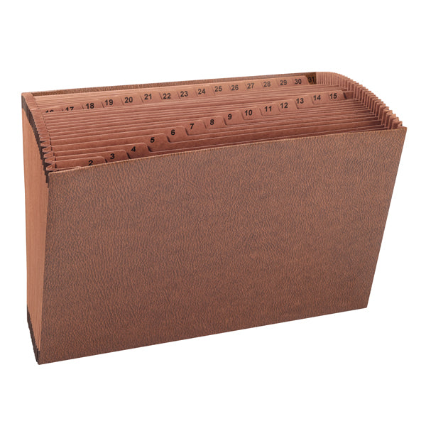 Smead TUFF® Expanding File, Daily (1-31), 31 Pockets, Legal Size, Redrope-Printed Stock (70469)