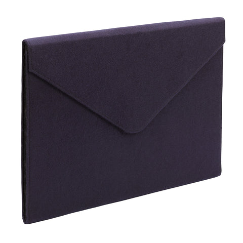 Smead Soft Touch Cloth Expanding File, 2" Expansion, Magnetic Closure, Tabloid Size, Dark Blue (70925)