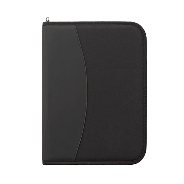 Smead Padfolio, Zipper Closure, Letter Size, Black (85845)