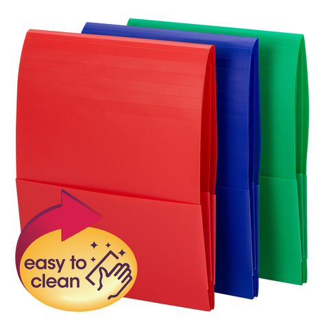 Smead Stackit™ Poly Organizer, Letter Size, Assorted Colors, 6 per pack (87017)