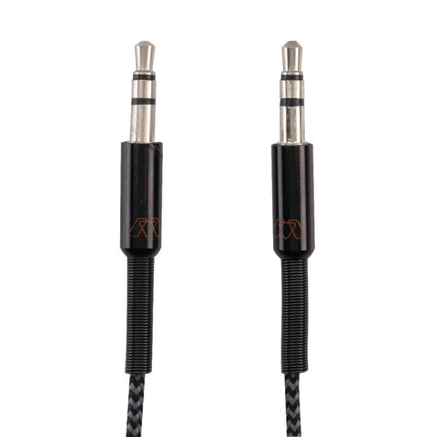 Smead MOS Audio Cable, 3 feet, Male to Male, Black  (02415)