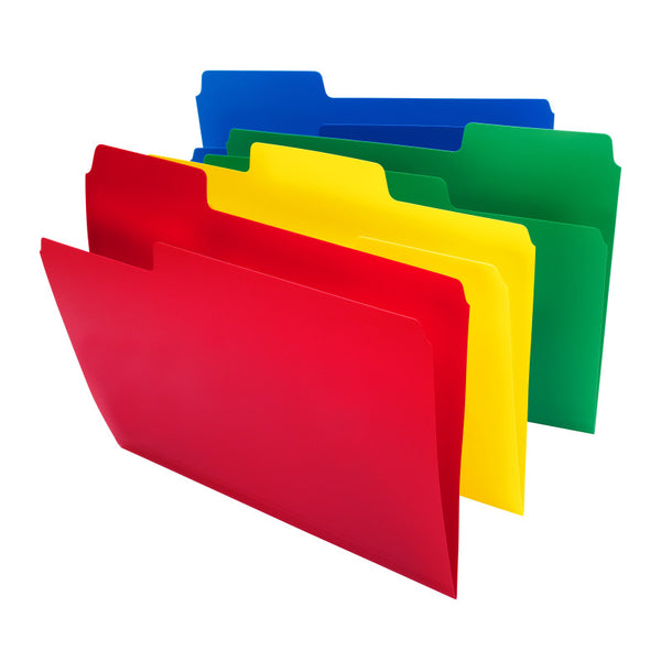 Smead SuperTab® File Folder, Oversized 1/3-Cut Tab, Letter Size, Poly, 12 per Pack (10516)