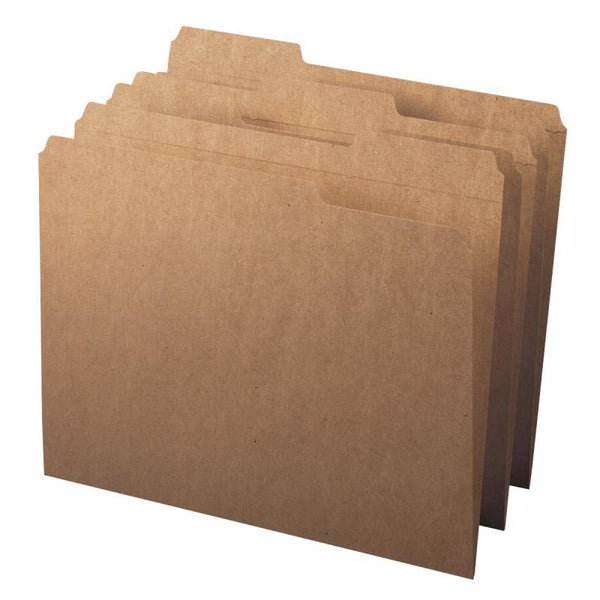 Smead File Folder, 1/3-Cut Tab, Letter Size, Kraft, 50 per Box (10830)