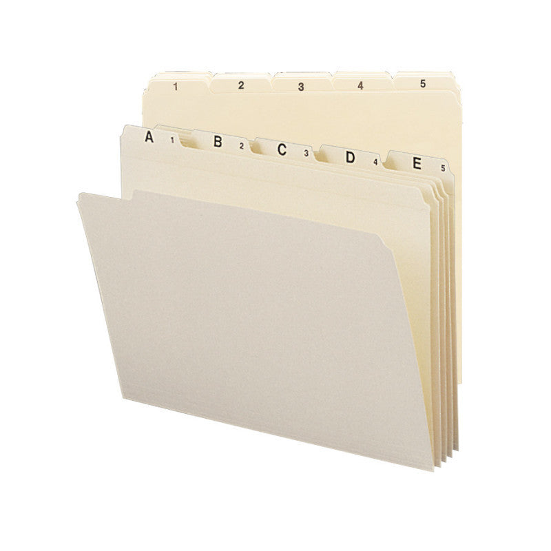 Smead Indexed File Folder Set, Daily (1-31) Folders, Reinforced 1/5-Cut Tab, Letter Size, Manila, 31 per Set (11769)