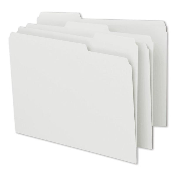 Smead File Folder, 1/3-Cut Tab, Letter Size, White, 100 per Box (12843)