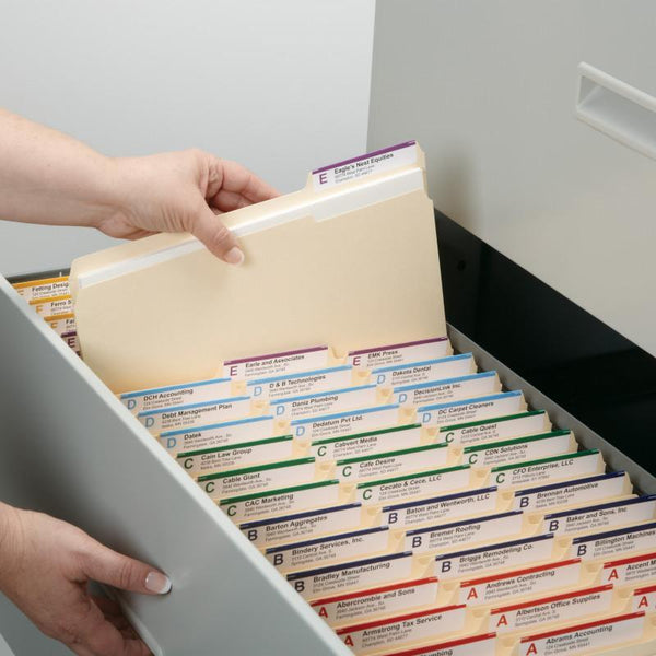 Smead Fastener File Folder, 1 Fastener, Reinforced 1/3-Cut Tab, Letter Size, Manila, 50 per Box  (14534)