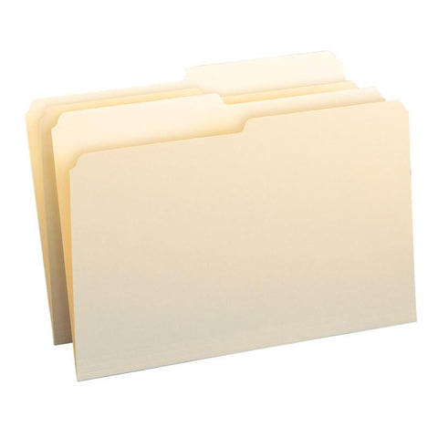 Smead File Folder, 1/2-Cut Tab, Legal Size,  Manila, 100 per Box (15320)