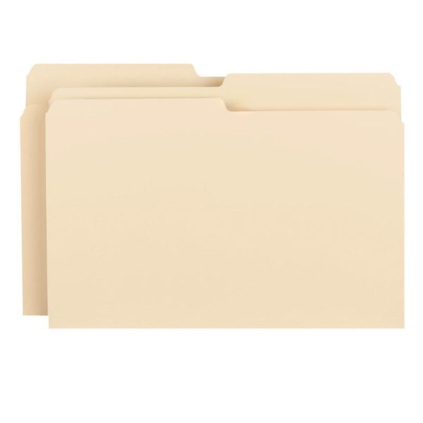 Smead File Folder, 1/2-Cut Tab, Legal Size,  Manila, 100 per Box (15320)