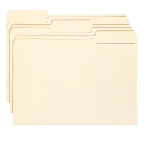 Smead File Folders, 1/3-Cut Tab,  Legal Size, Manila, 100 per Box (15330)