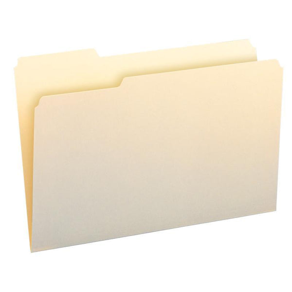 Smead File Folder, 1/3- Cut Tab Left Position, Legal Size, Manila, 100 per Box (15331)