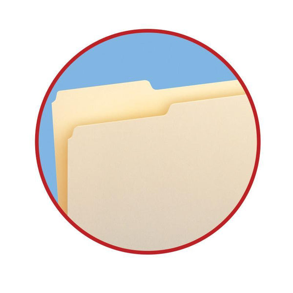 Smead File Folder, 1/3- Cut Tab Left Position, Legal Size, Manila, 100 per Box (15331)
