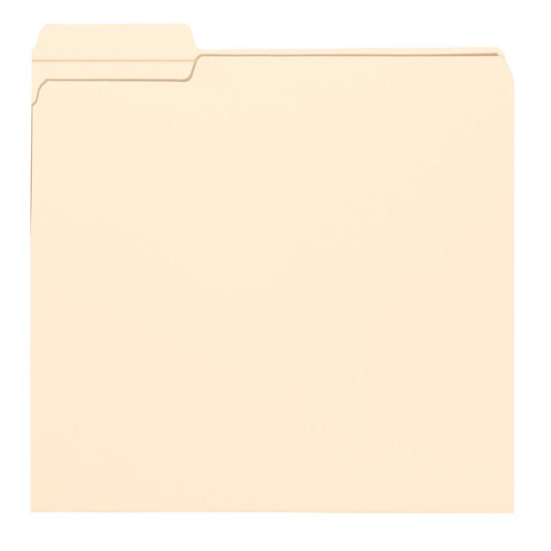 Smead File Folder, Reinforced 1/3-Cut Tab Left Position, Legal Size, Manila, 100 per Box (15335)