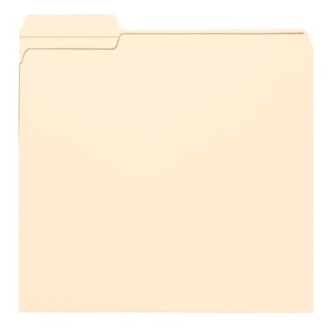Smead File Folder, Reinforced 1/3-Cut Tab Left Position, Legal Size, Manila, 100 per Box (15335)
