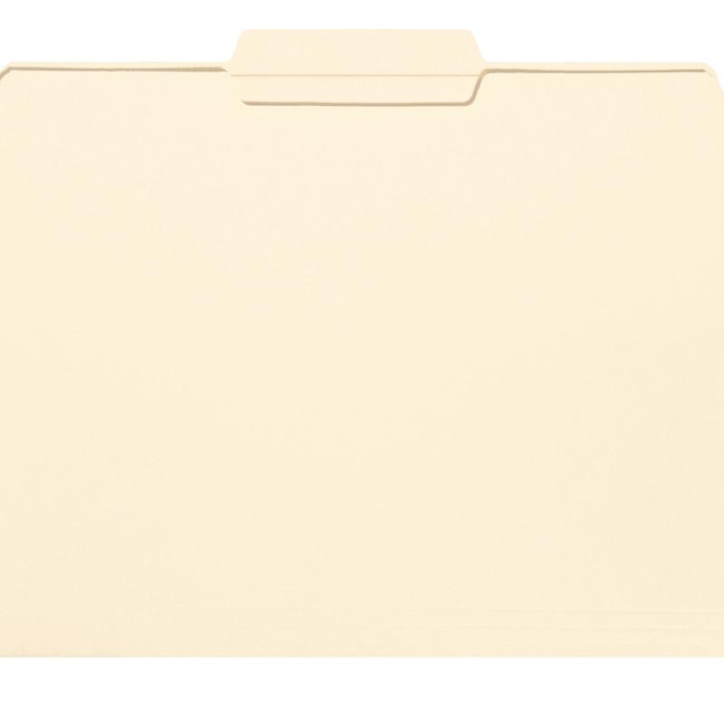 Smead File Folder, Reinforced 1/3-Cut Tab Center Position, Legal Size, Manila, 100 per Box (15336)