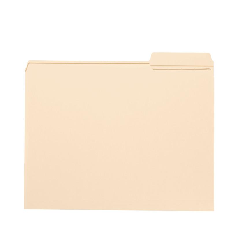 Smead File Folder, Reinforced 1/3-Cut Tab Right Position, Legal Size, Manila, 100 per Box (15337)