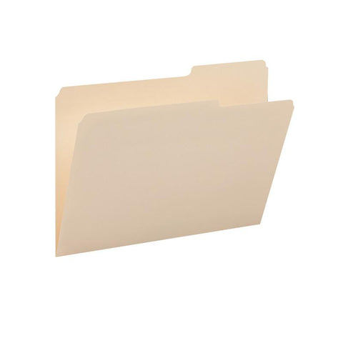 Smead File Folders, 2/5-Cut Tab Right Position, Legal Size, Manila, 100 per Box (15385)