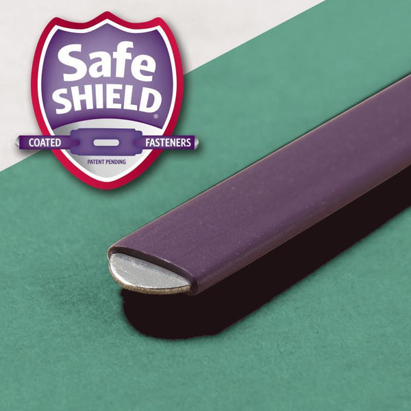Smead Pressboard Classification File Folder with Wallet Divider and SafeSHIELD® Fasteners, 2 Dividers, Legal Size, Green, 10 per Box (19083)