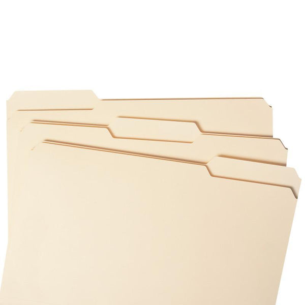 Smead Fastener File Folder, 2 Fasteners, Reinforced 1/3-Cut Tab, 1-1/2" Expansion, Legal Size, Manila, 50 per Box (19595)