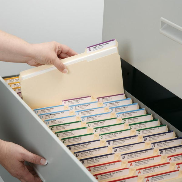 Smead Fastener File Folder, 2 Fasteners, Reinforced 1/3-Cut Tab, 1-1/2" Expansion, Legal Size, Manila, 50 per Box (19595)