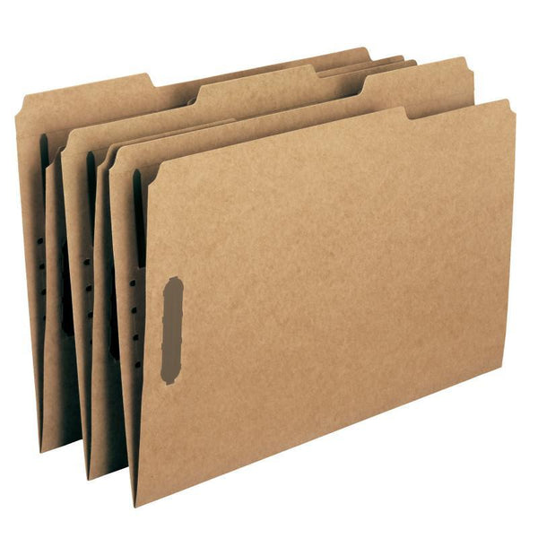 Smead Fastener File Folder, 2 Fasteners, Reinforced 1/3-Cut Tab, Legal Size, Kraft, 50 per Box (19837)