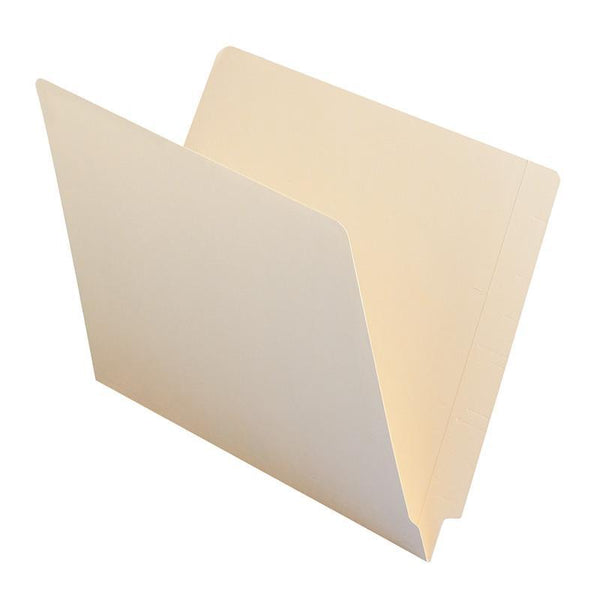 Smead End Tab File Folder, Shelf-Master® Reinforced Straight-Cut Tab, Letter Size, Manila, 100 per Box (24110)