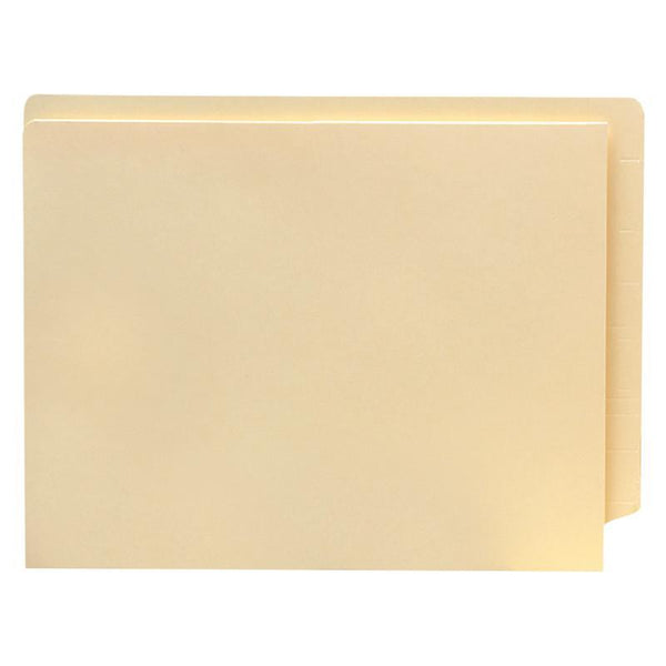 Smead End Tab Pocket Folder, Reinforced Straight-Cut Tab, 1 Pocket, Letter Size, Manila, 50 per Box (24115)
