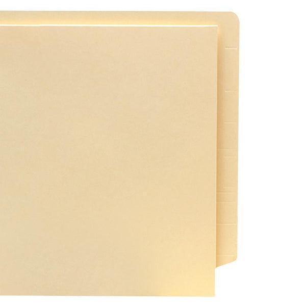 Smead End Tab Pocket Folder, Reinforced Straight-Cut Tab, 1 Pocket, Letter Size, Manila, 50 per Box (24115)