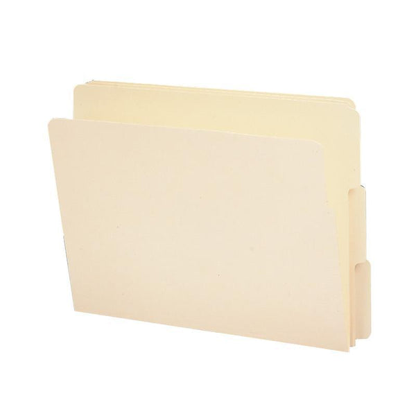 Smead End Tab File Folder, Shelf-Master® Reinforced 1/3-Cut Tab, Letter Size, Manila, 100 per Box (24134)