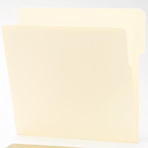 Smead End Tab File Folder, Shelf-Master® Reinforced 1/3-Cut Tab Top Position, Letter Size, Manila, 100 per Box (24135)