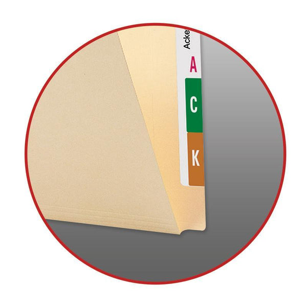 Smead End Tab File Folder, Straight-Cut Extended Tab, Letter Size, Manila, 100 per Box (24250)