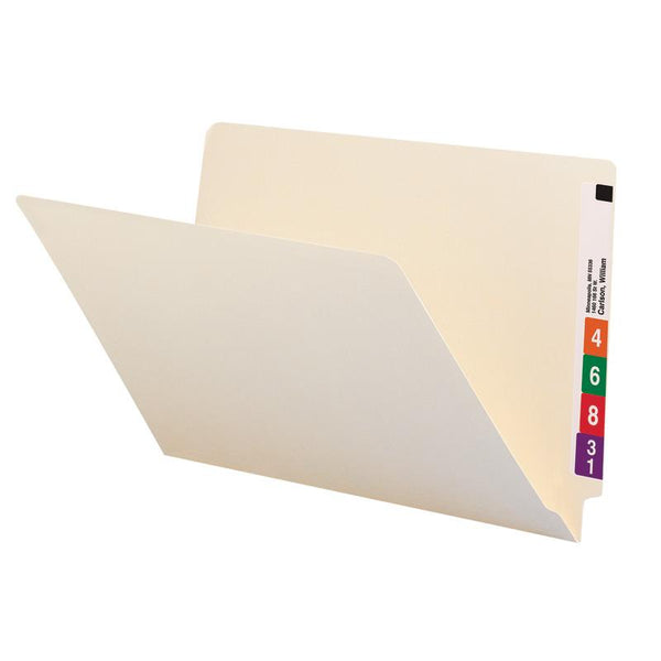 Smead End Tab File Folder, Straight-Cut Tab, Legal Size, Manila, 100 per Box (27100)