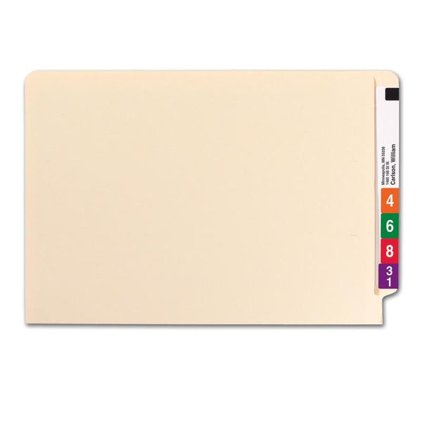 Smead End Tab File Folder, Straight-Cut Tab, Legal Size, Manila, 100 per Box (27100)