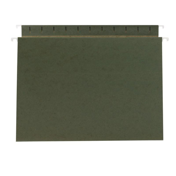 Smead Hanging Box Bottom File Folder, 1" Expansion, Letter Size, Standard Green, 25 per Box (64239)