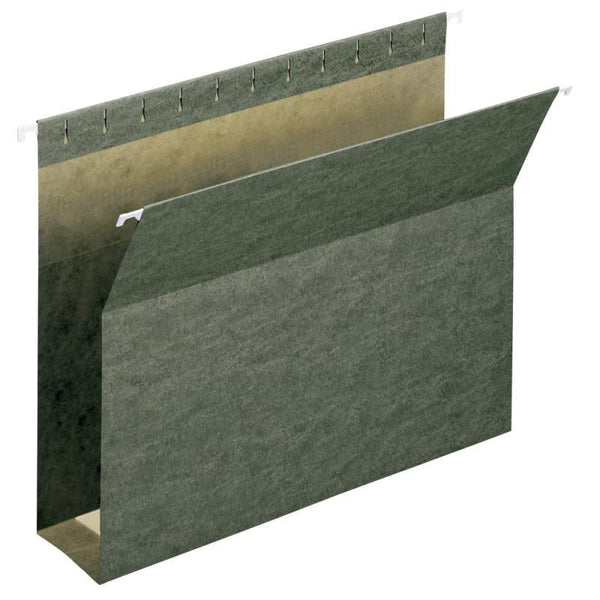 Smead Hanging Box Bottom File Folder, 3" Expansion, Letter Size, Standard Green,  25 per Box (64279)
