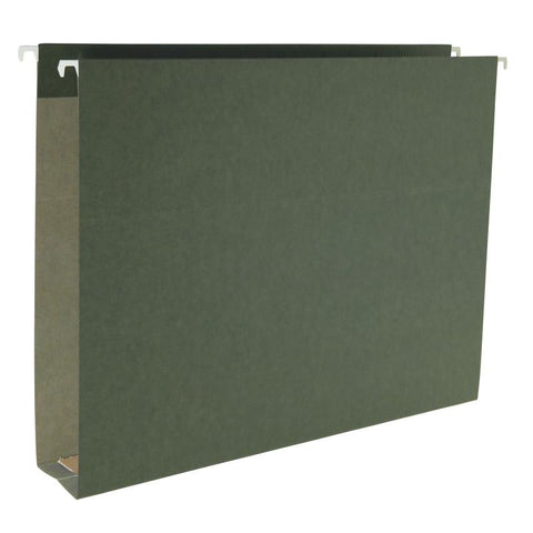 Smead Hanging Box Bottom File Folder, 2" Expansion, Legal Size, Standard Green, 25 per Box (64359)
