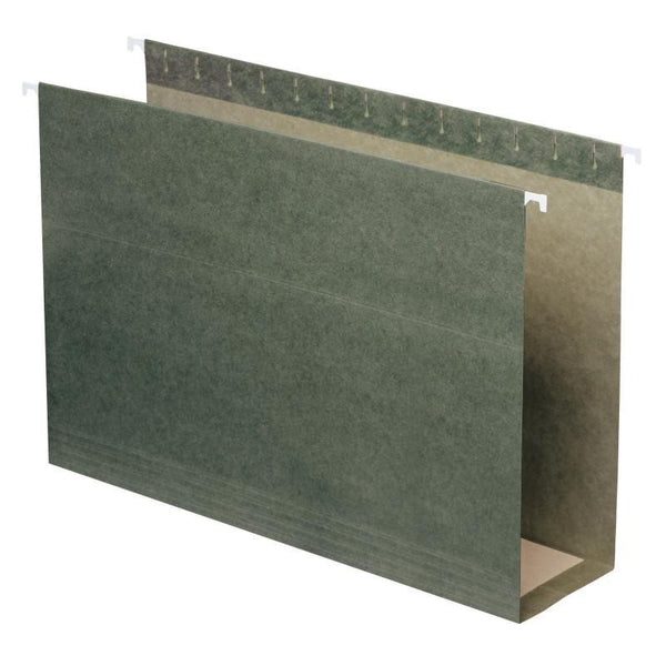 Smead Hanging Box Bottom File Folder, 3" Expansion, Legal Size, Standard Green, 25 per Box (64379)