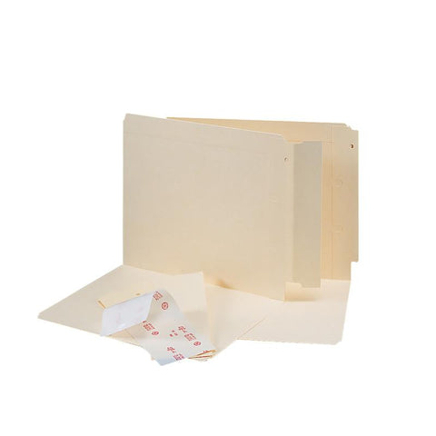 Smead Folder End Tab Converter, Reinforced 8" High Tab, Letter/Legal, Manila, 500 per Box (68080)