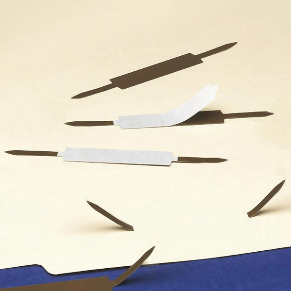 Smead Self-Adhesive Fastener, 1" Capacity, Brown, 100 per Box (68210)